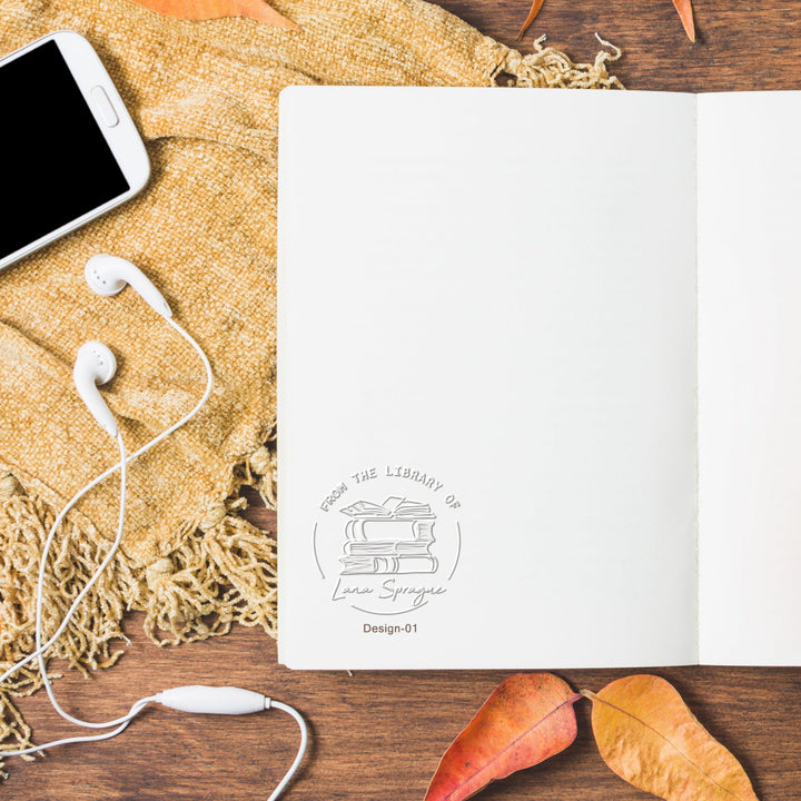 Custom Book Stamp or Embosser