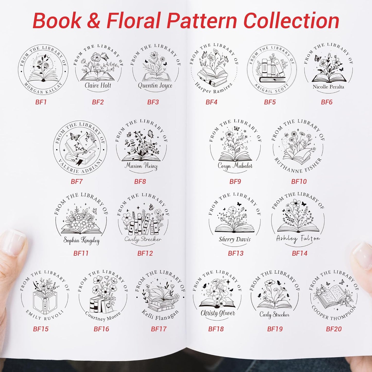 Book Embosser Floral