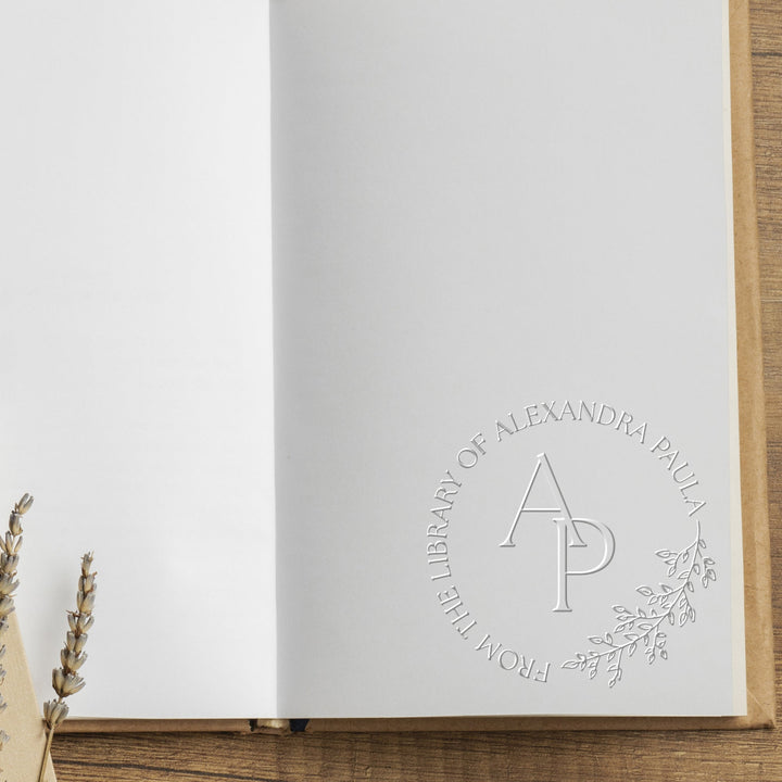 Book Embossing Stamp