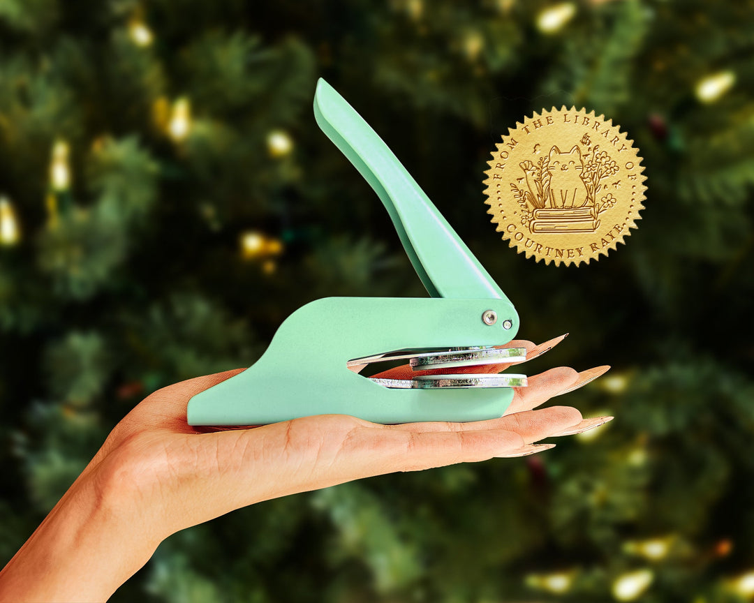 Book Embosser Personalized Belongs To Book Lovers