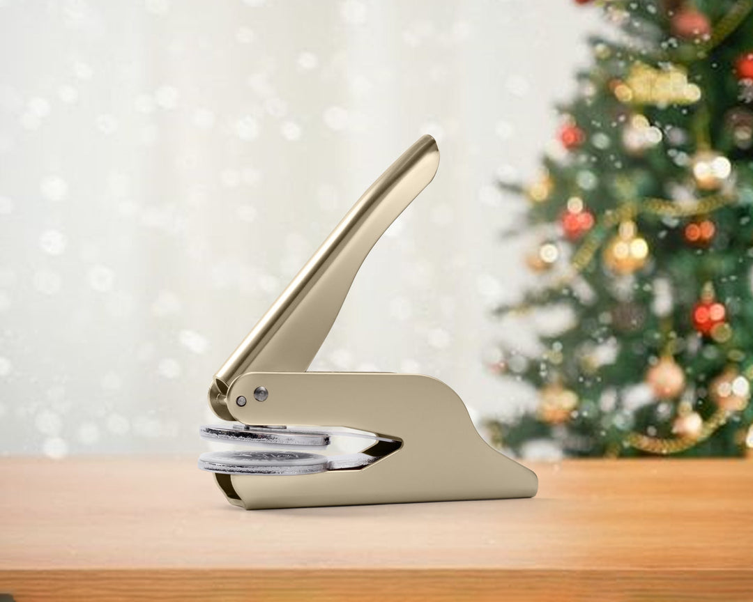 From the Library of Book Embosser Stamp