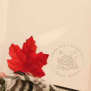 Book embossing stamp