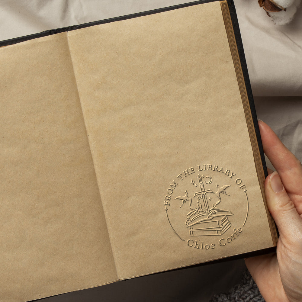 Custom Book Stamp or Embosser