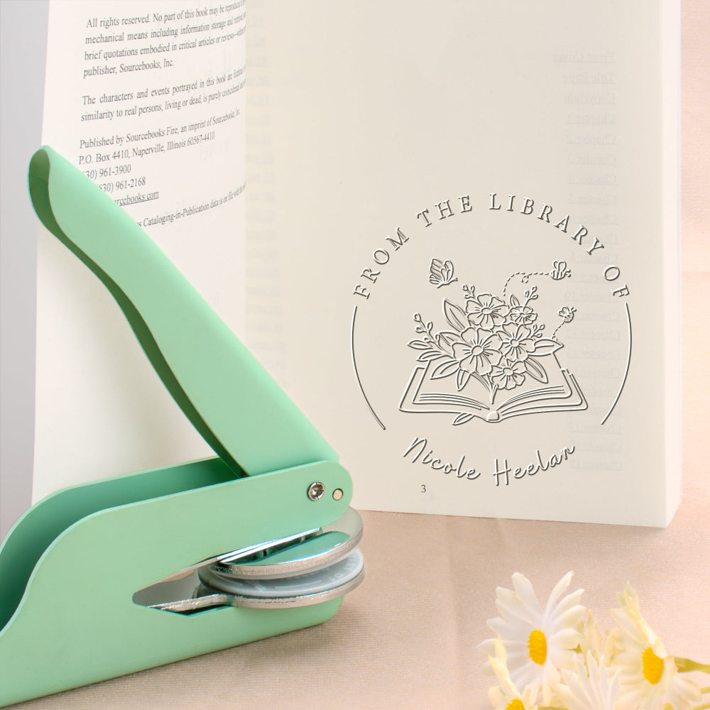 Custom Book Stamp or Embosser