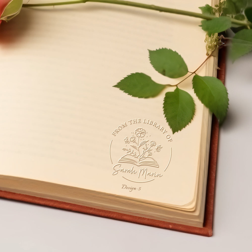 Custom Book Stamp or Embosser