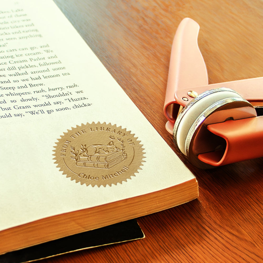Custom Book Stamp or Embosser