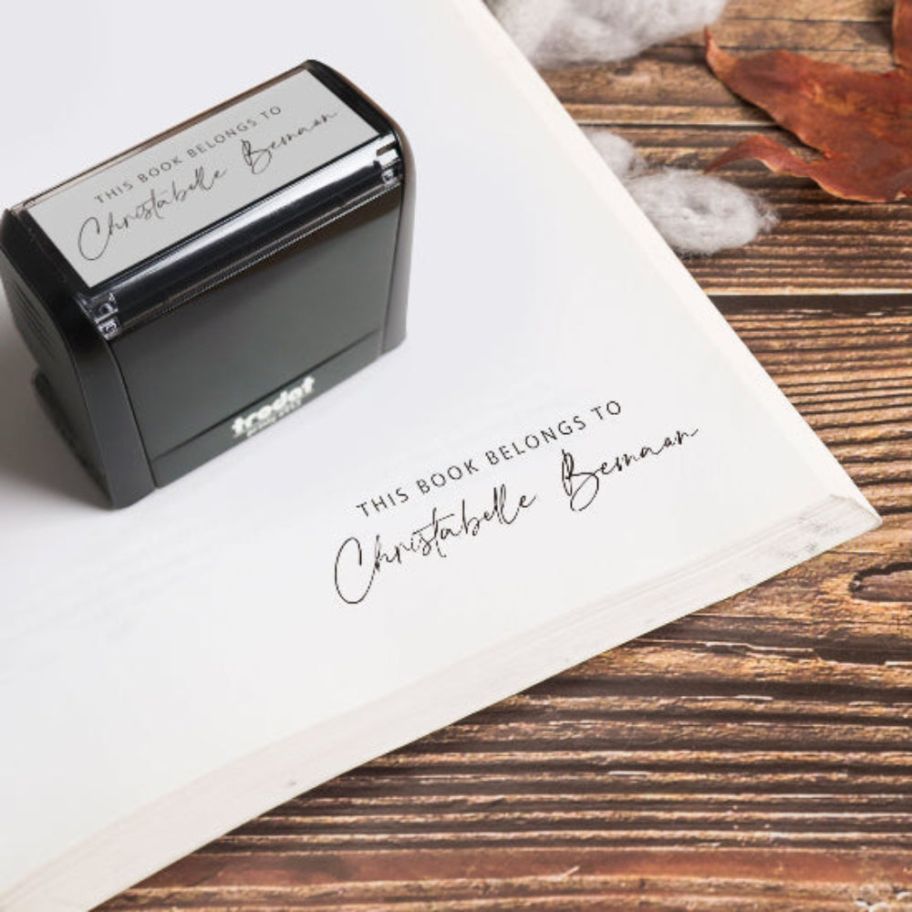 Ex Libris Book Stamp