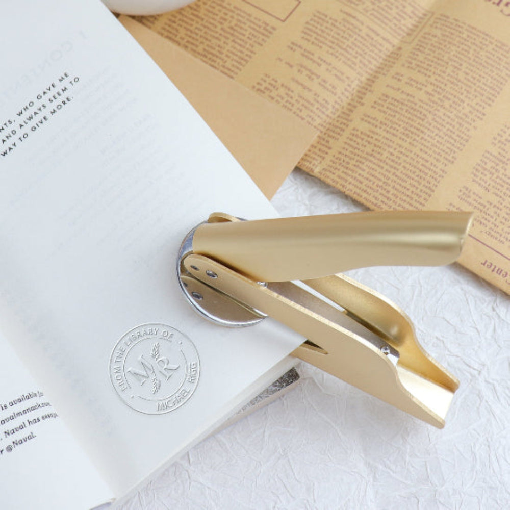 Custom Book Stamp or Embosser