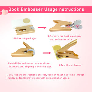 Using Book Embosser