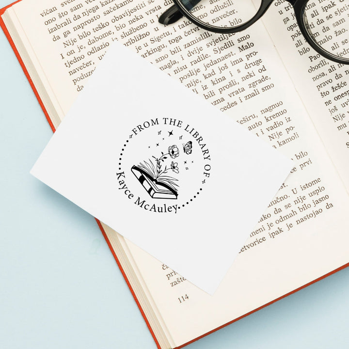 custom book stamp embosser