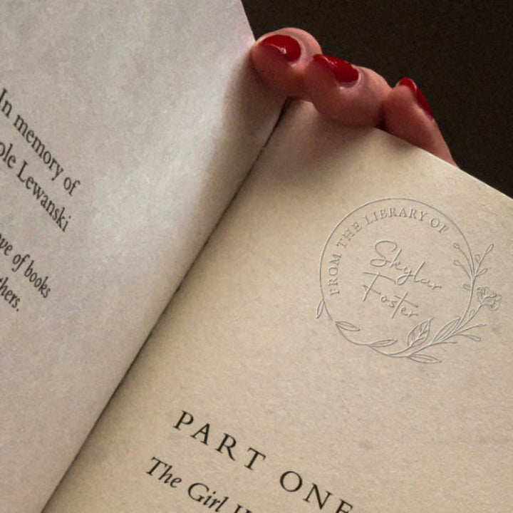Book Embossing Stamp