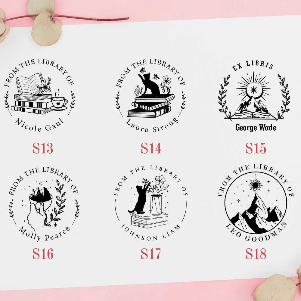 personalised book stamp
