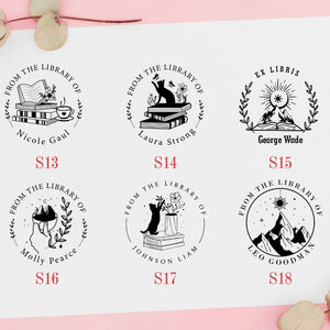 personalised book stamp