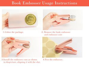 Monogram Book Stamp Embosser