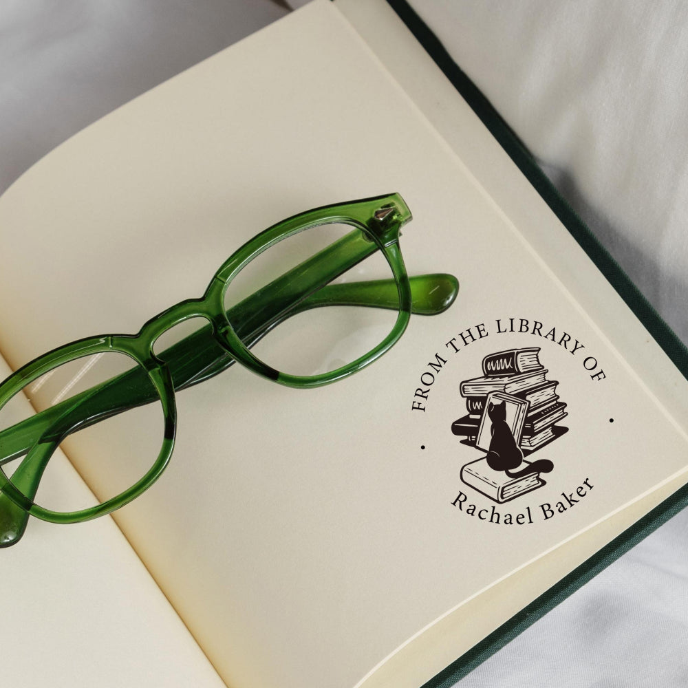 personalised book stamp
