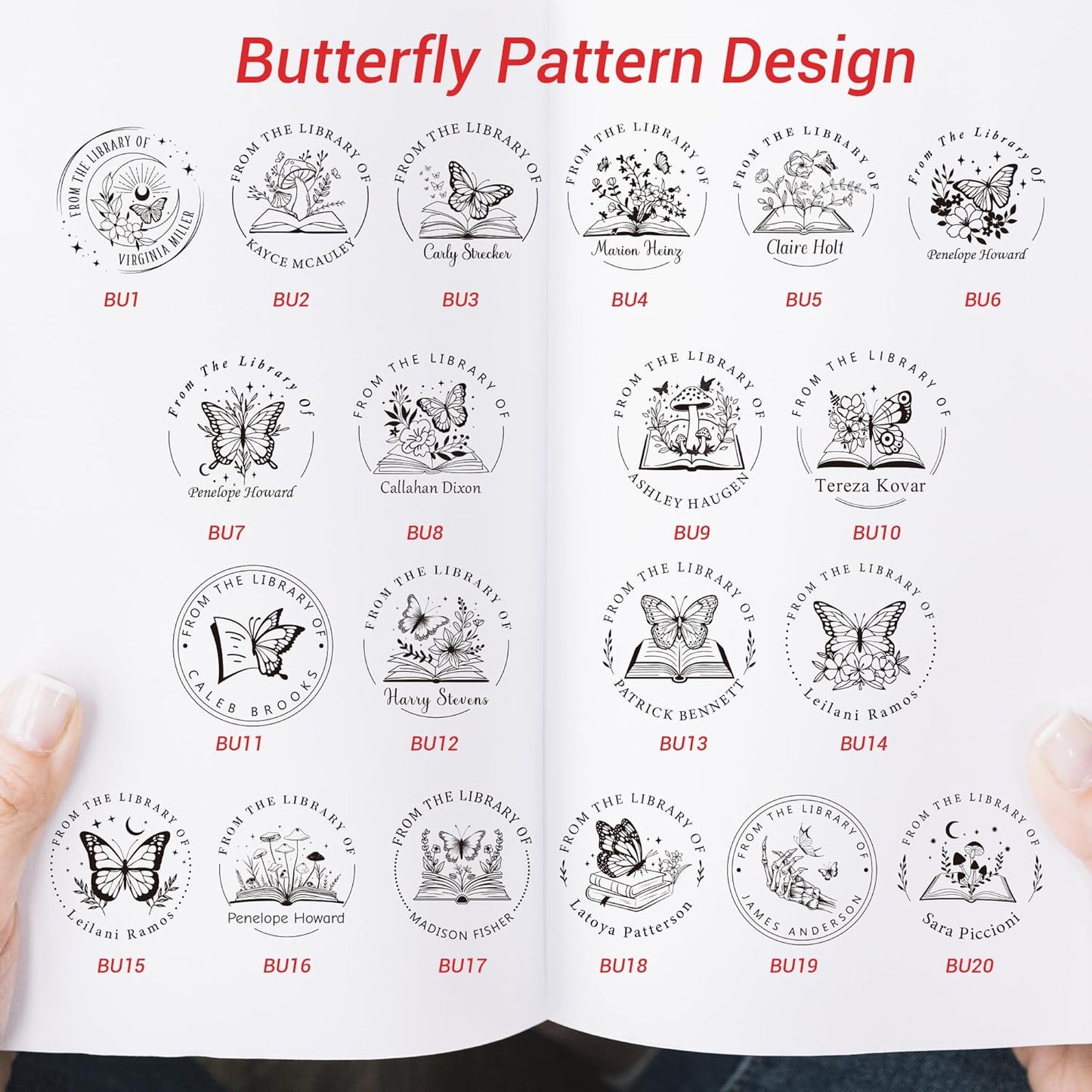 Book Embosser Butterfly