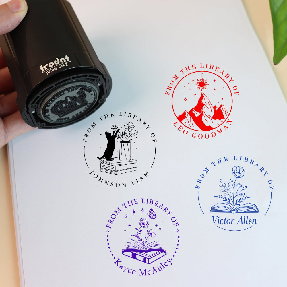 Ex Libris Book Stamp