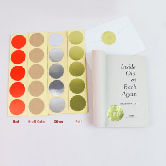 Book embossing stamp
