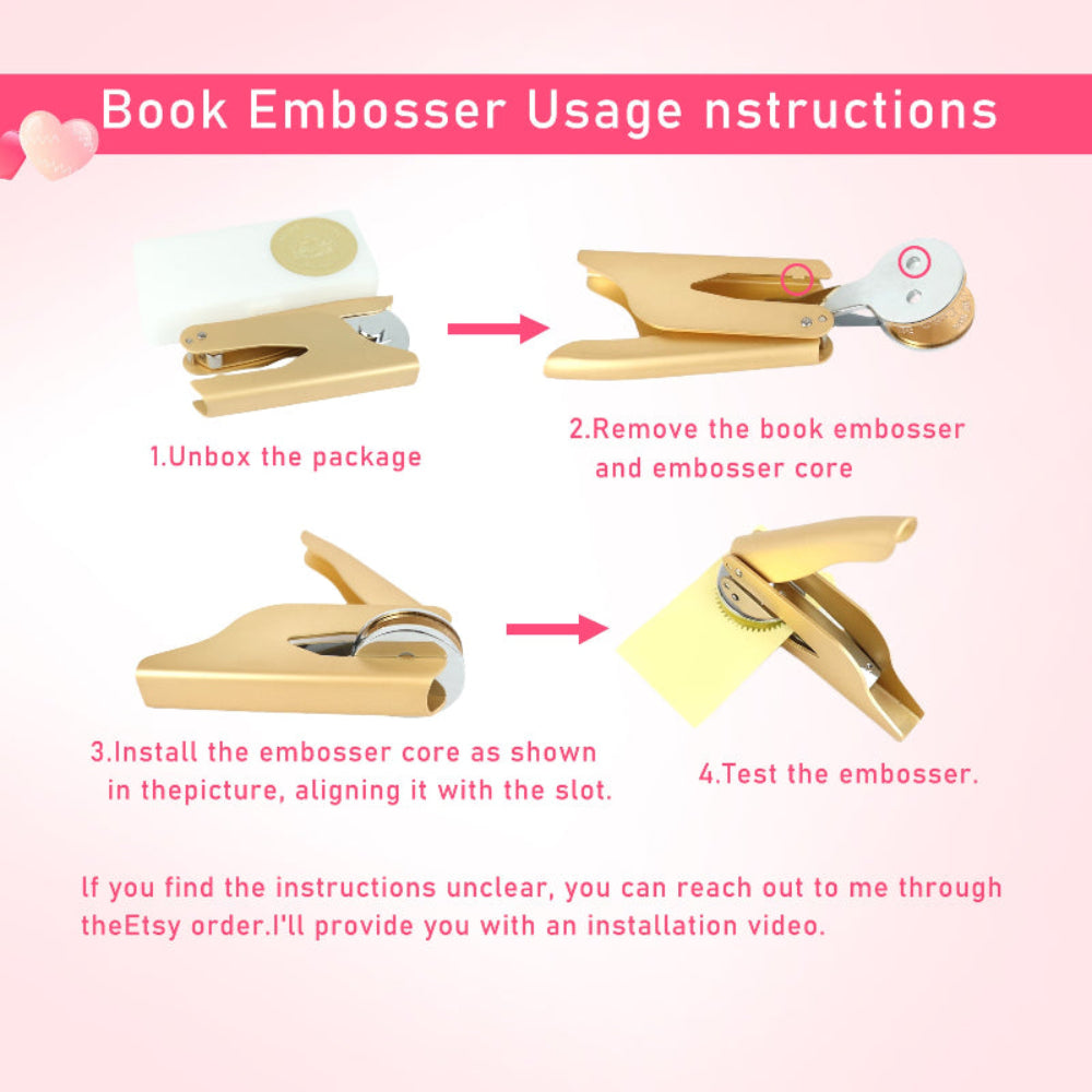 Book Embosser Personalized