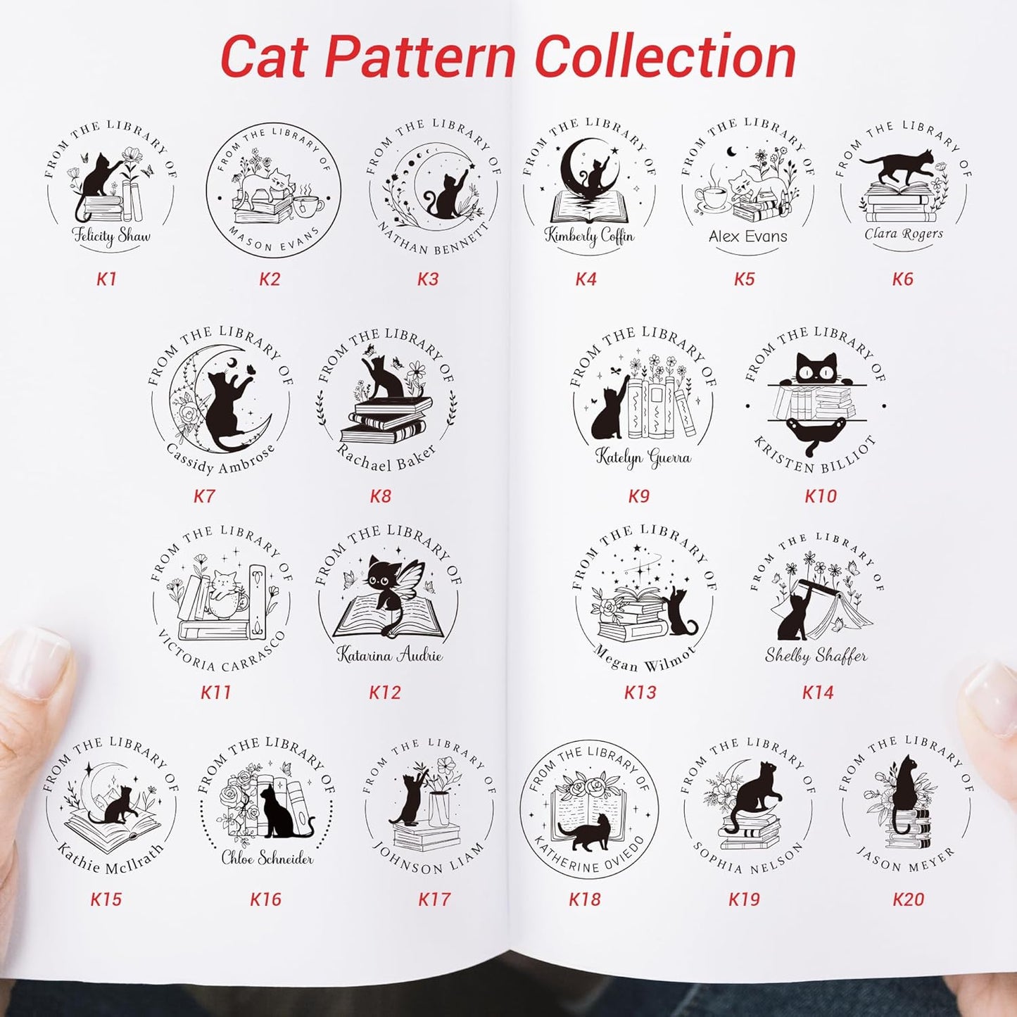 Book Embosser Cat