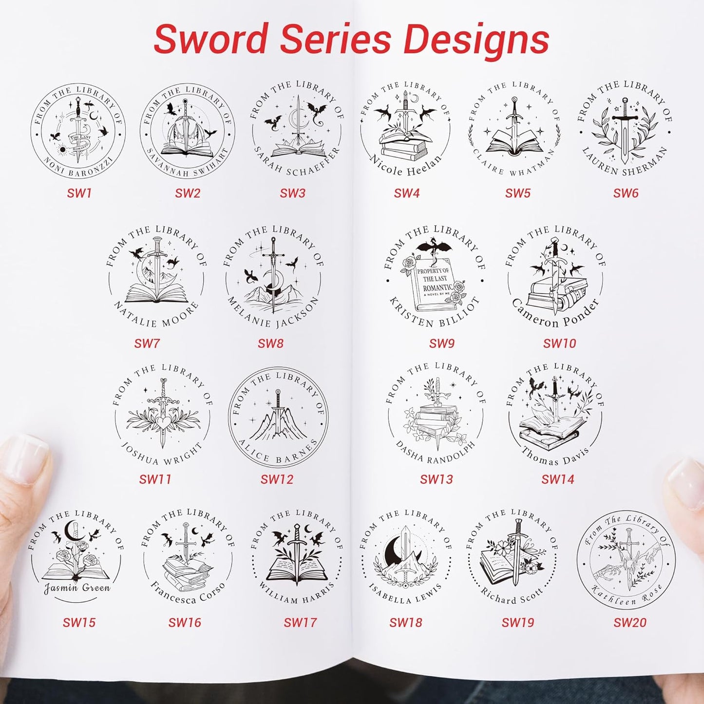 Book Embosser Sword Series