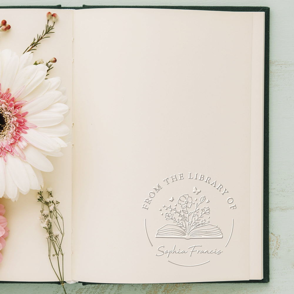 Custom Book Stamp or Embosser